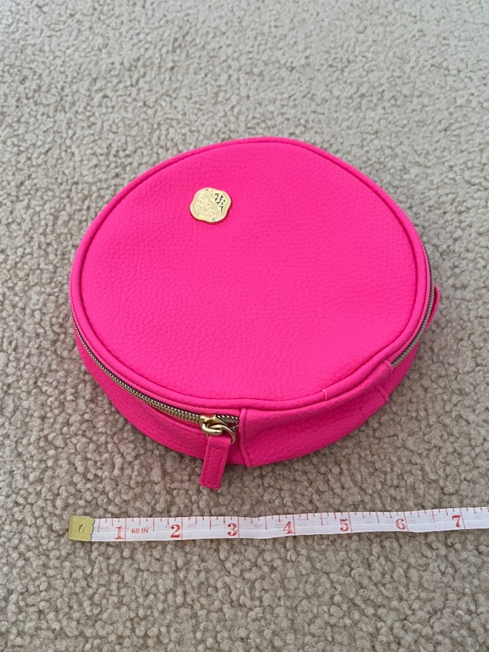 Shiseido Hot Pink Makeup Bag